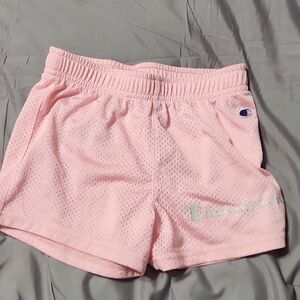 Champion Kids Pink Mesh Shorts